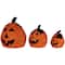 LED Lighted Jack O' Lantern Outdoor Halloween Decoration Set